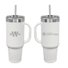 40 oz. Travel Mugs with Straw/Snap Lid