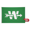 Double Sided Nylon Flag (72" W x 48" H)
