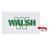 Single Sided Nylon Flag (60" W x 36" H, WHITE)