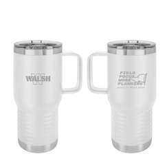 Walsh 20 oz tumbler slide lid   white