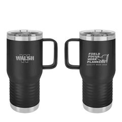 Walsh 20 oz tumbler slide lid   black