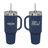 Walsh 40 oz travel mug with straw   navy