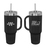 Archer 40 oz travel mug with straw   black