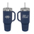 Archer 40 oz travel mug with straw   navy